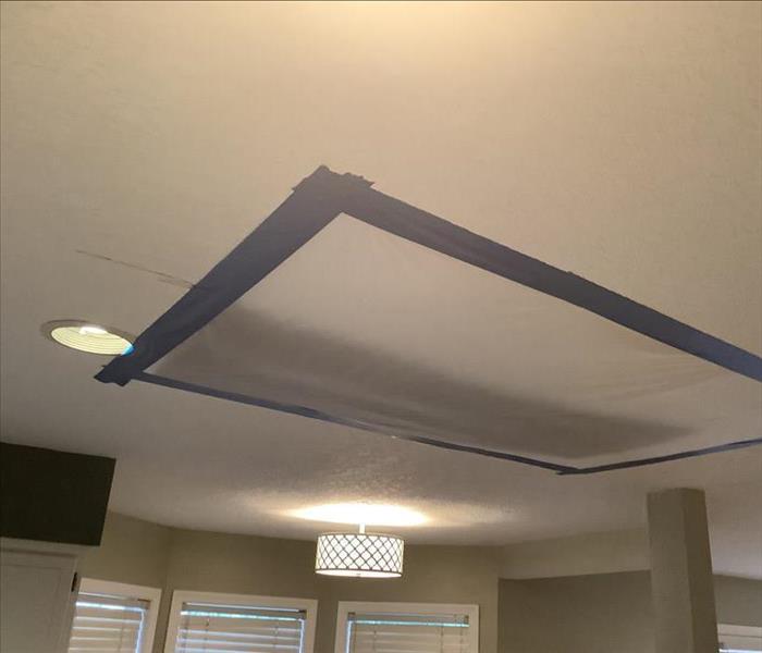 Ceiling contained until fixed 