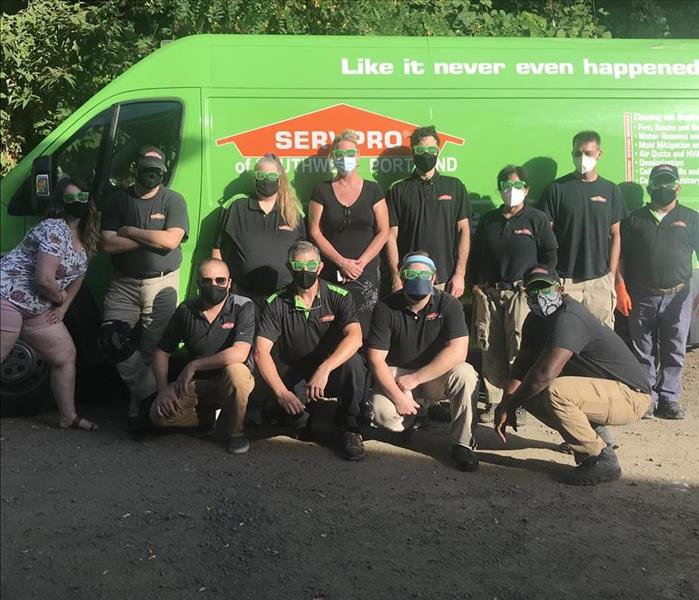 SERVPRO Employees in PPE