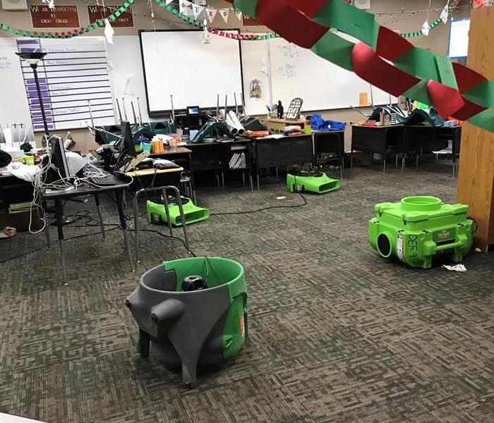 Water Damage At Local School