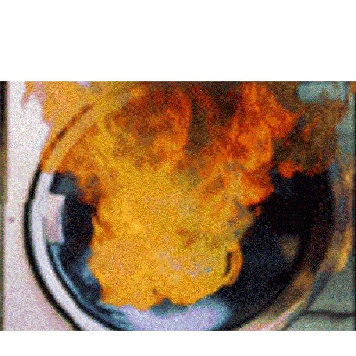 Dryer on fire